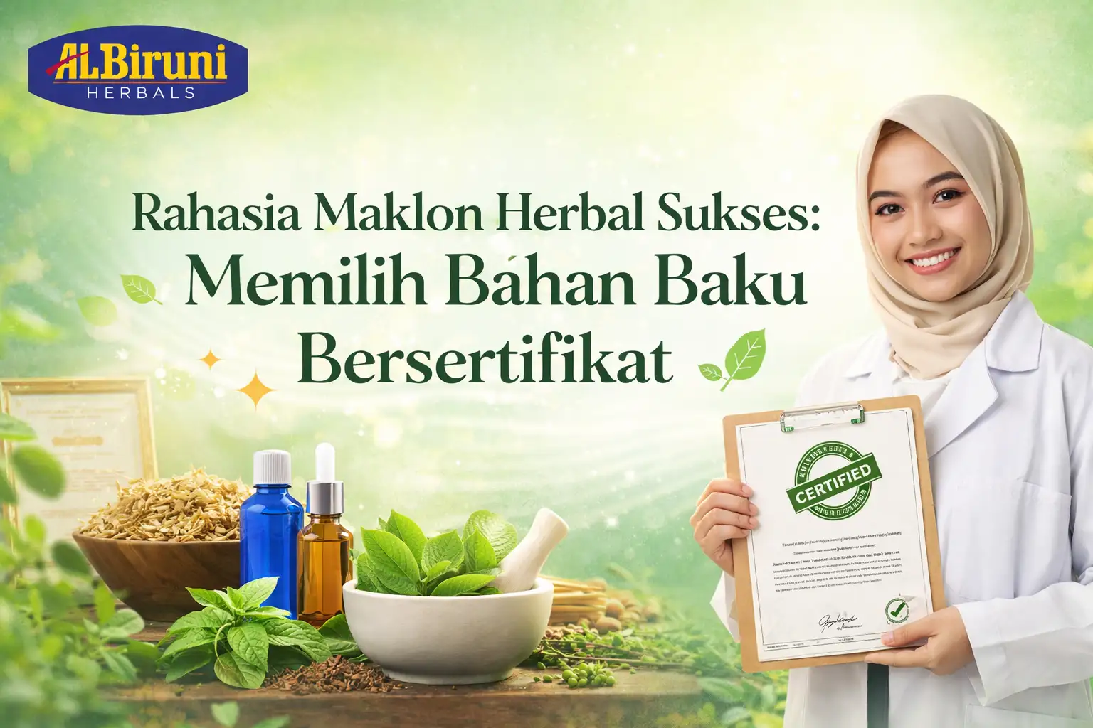 Rahasia Maklon Herbal Sukses: Mengapa Memilih Bahan Baku Bersertifikat Adalah Nyawa Brand Anda?